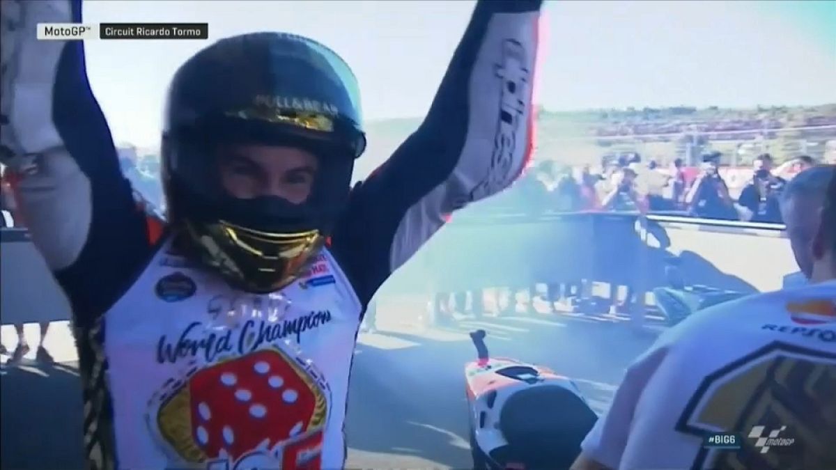 MotoGP: Marc Marquez ancora Campione del Mondo, Dovizioso a terra