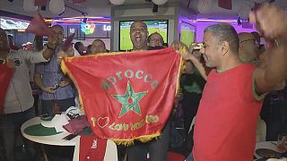 Марокканцы ликуют по случаю выхода сборной по футболу на чемпионат мира