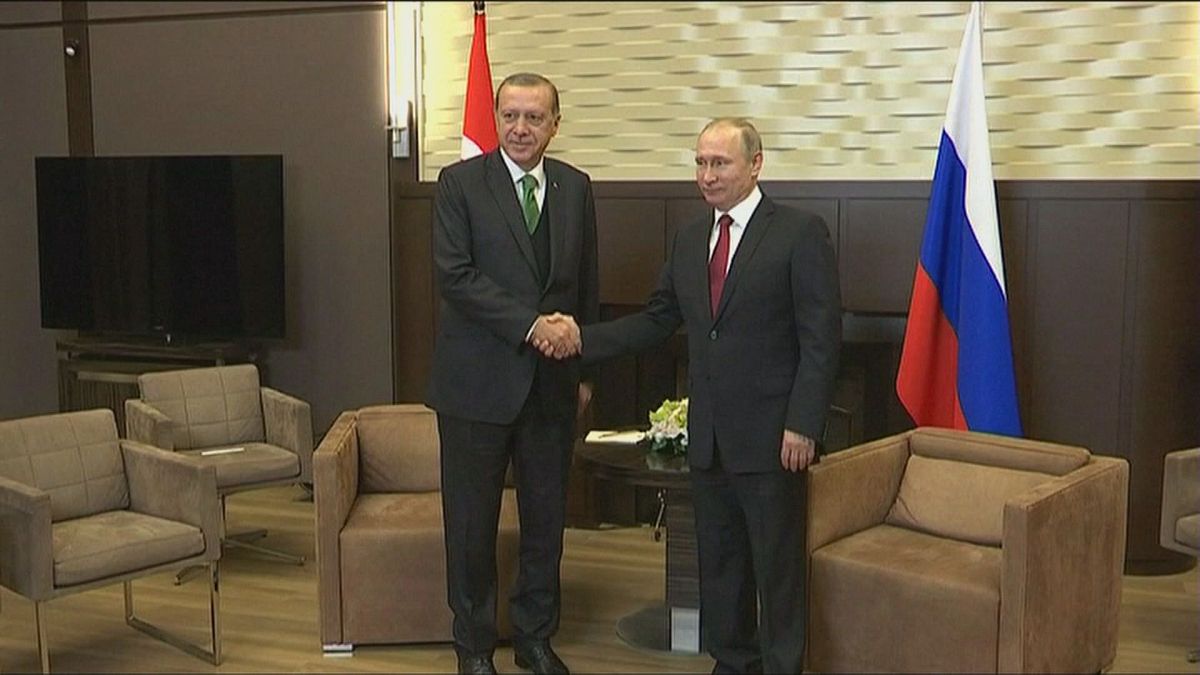 Συνάντηση Πούτιν-Ερντογάν στο Σότσι