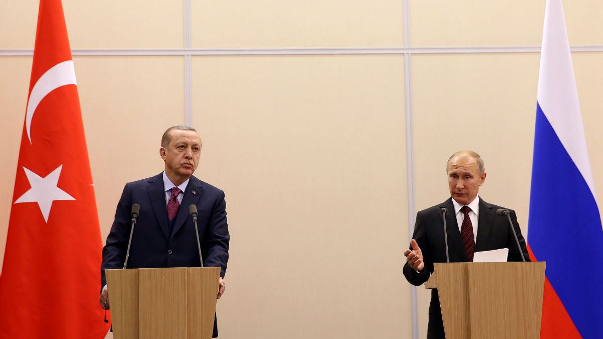 Путин и Эрдоган поговорили о торговле и Сирии