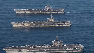 US holds naval drill in South Korean peninsula