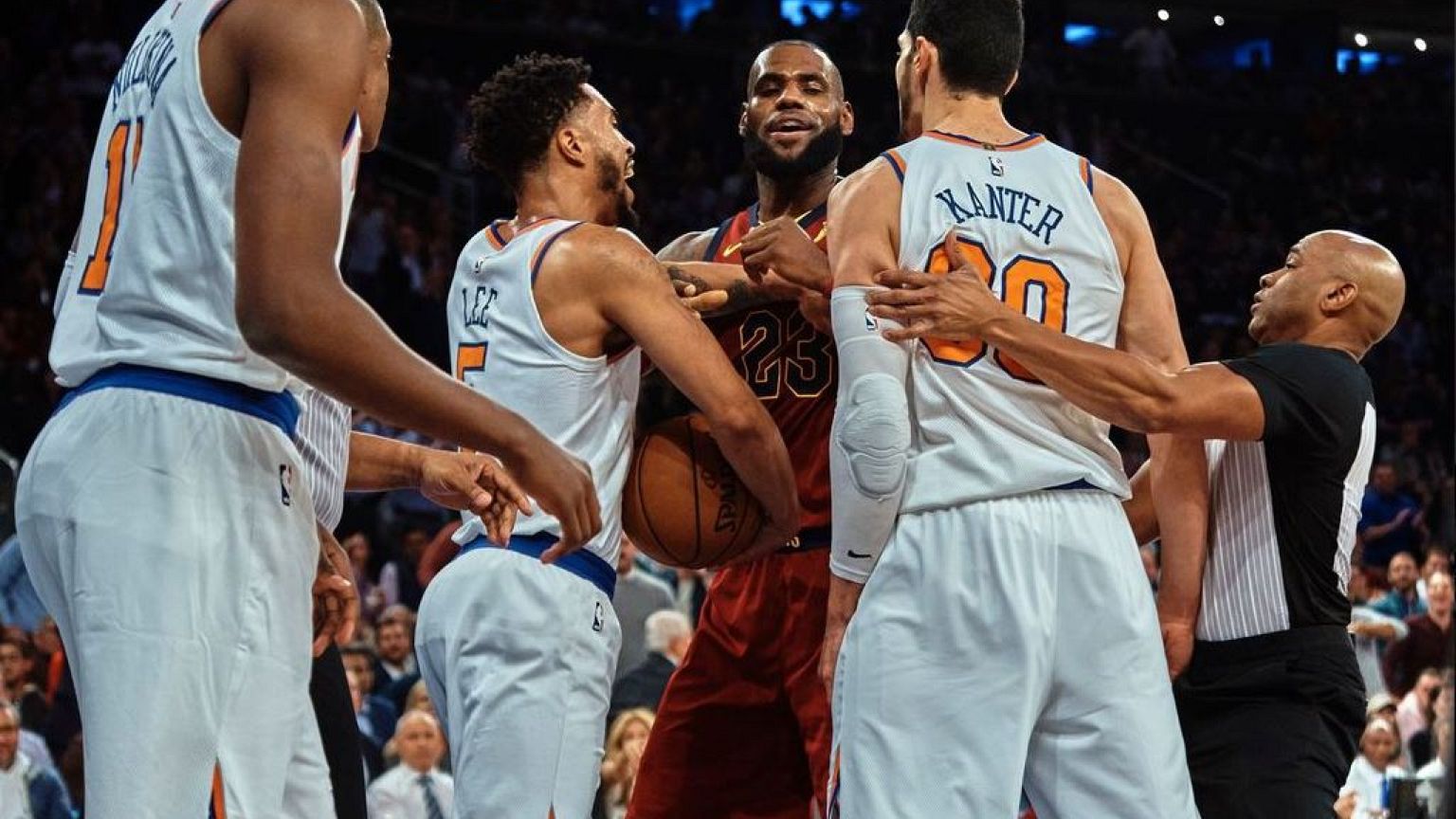 NBA: Enes Kanter LeBron James gerginliği