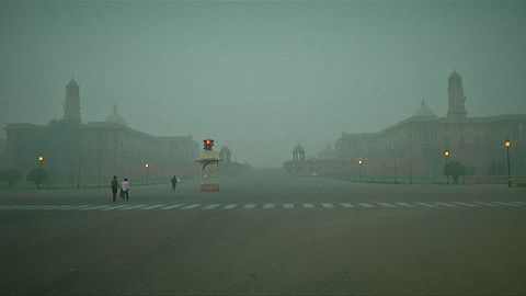Smog über New-Delhi