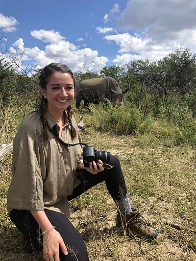 Reporter Maura Barrett took a tour to track rhinos on foot while on vacation in Zimbabwe. This trip spurred her interest in the rhino horn trade and lead to this story.