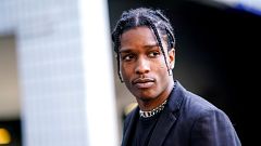 Image: ASAP Rocky in Paris on June 24, 2018.
