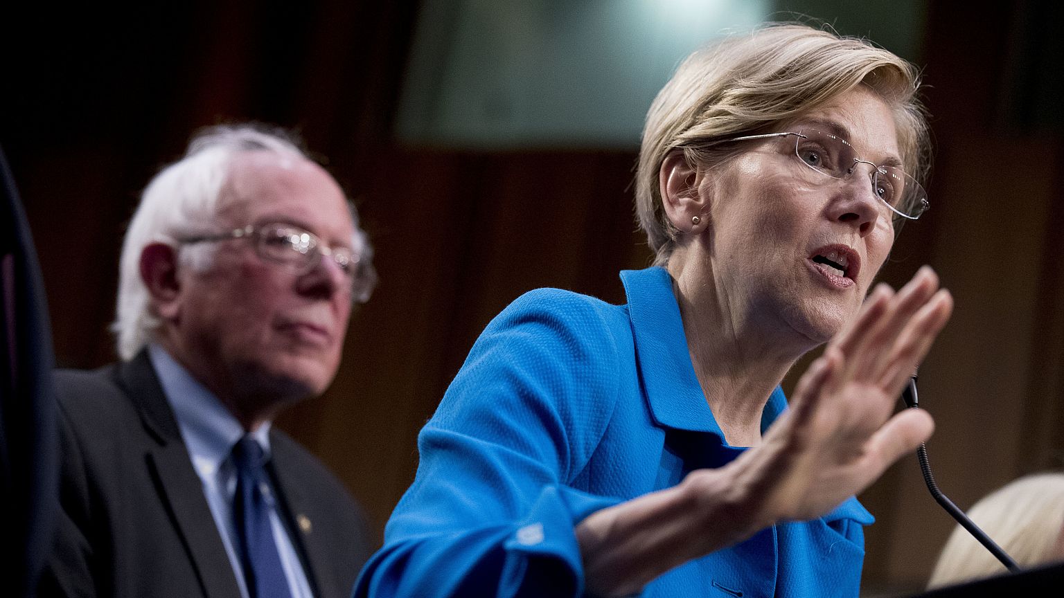 Bernie Sanders,Elizabeth Warren