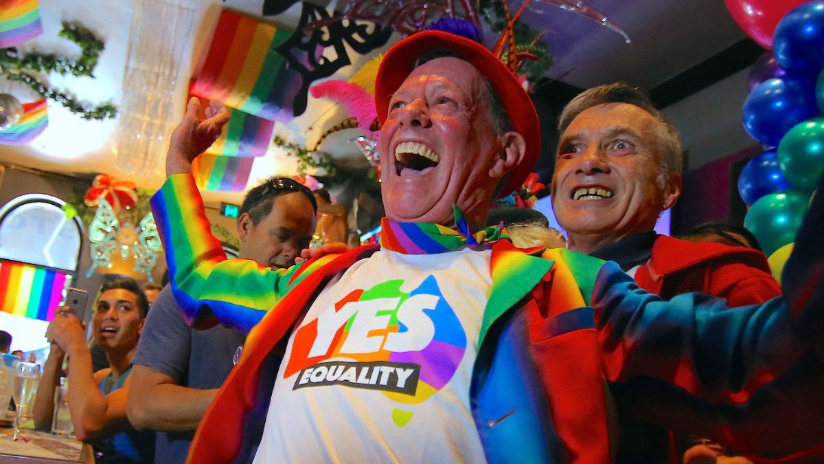 استرالیایی‌ها با قانونی شدن ازدواج همجنسگرایان موافقت کردند