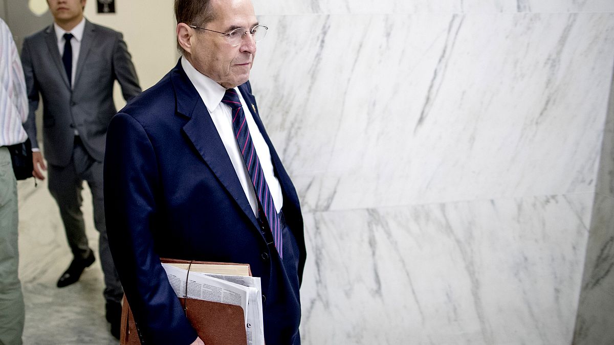 Image: Judiciary Committee Chairman Jerrold Nadler arrives for a closed-doo