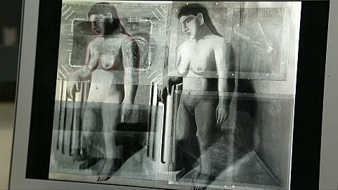 Lost Magritte Painting Found Behind Work