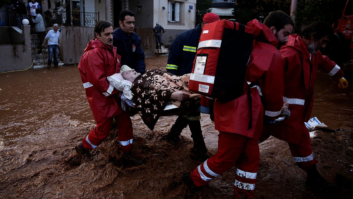 Schlimme Unwetter mit 14 Toten in Griechenland