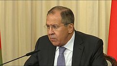 Lavrov tacha de "histéricas" las acusaciones de injerencia rusa en Cataluña