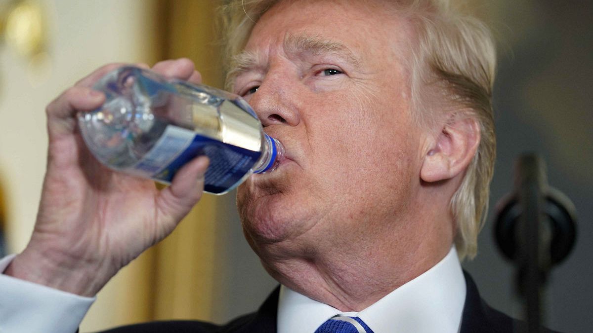 Trump's water-related mocking of Rubio comes back to haunt him