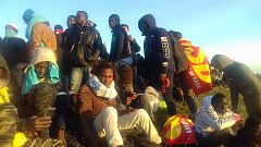 Cientos de  inmigrantes marchan a Venecia para reclamar condiciones dignas