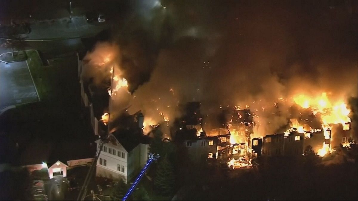 Huge fire at senior residents' community in Pennsylvania