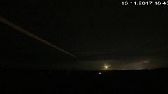 Feuerball über Nordfinnland