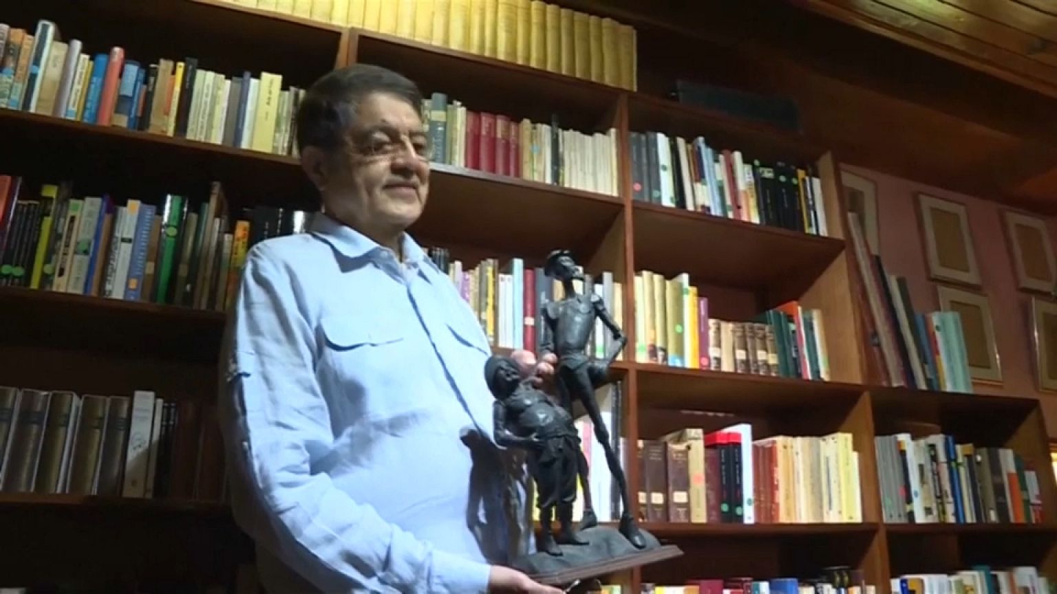Sergio Ramírez tan campechano tras la concesión del Cervantes