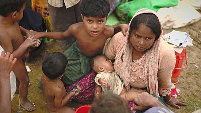 Myanmar'daki etnik temizlikten kaçmak zorunda kalan Arakanlı Müslümanlar