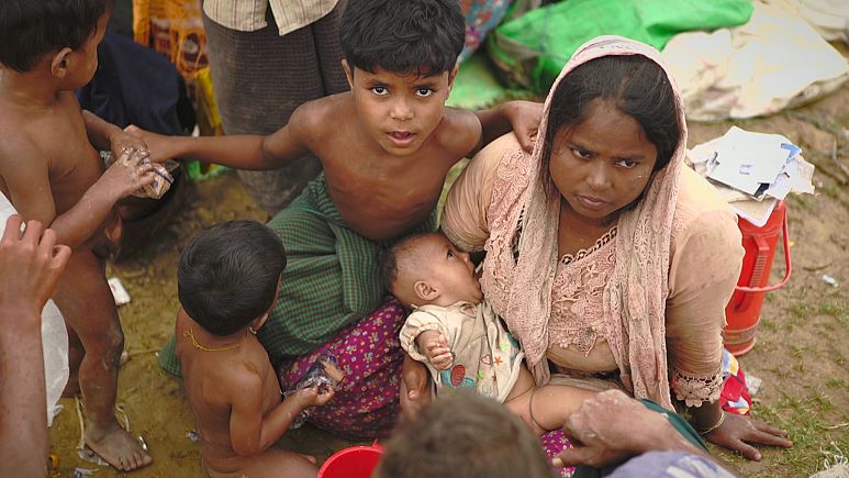 Rohingya-Flüchtlingslager Kutupalong: Wie eine überfüllte Stadt Rohingya-Flüchtlingslager Kutupalong: Wie eine überfüllte Stadt