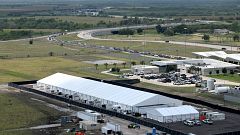 U.S. Customs and Border Protection (CBP) temporary facilities for housing m