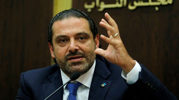 Rencontre entre Hariri et Macron à Paris Rencontre entre Hariri et Macron à Paris