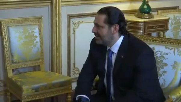 Saad Hariri reçu par Emmanuel Macron à l'Élysée Saad Hariri reçu par Emmanuel Macron à l'Élysée