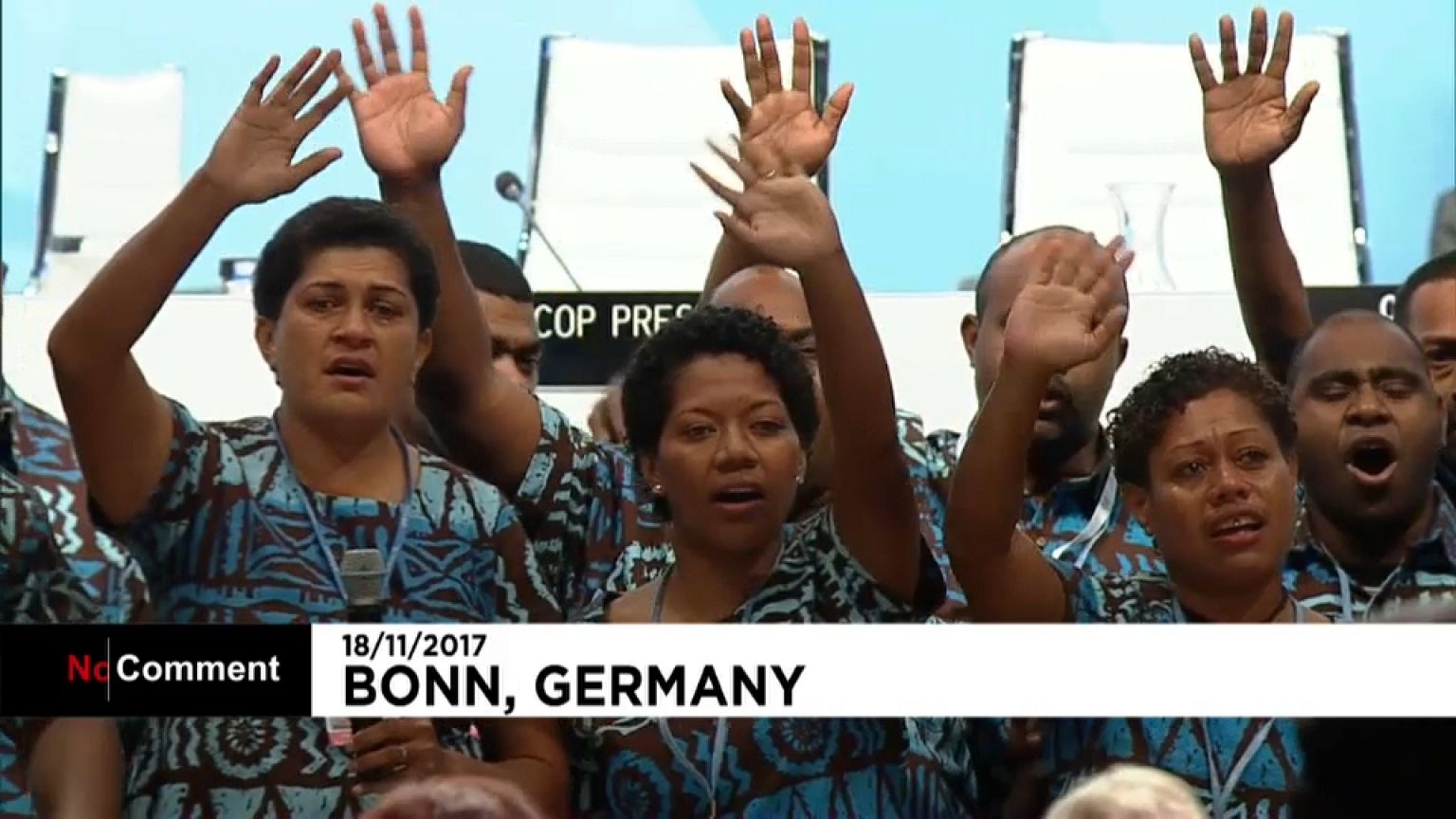 Fiji farewell song closes COP23