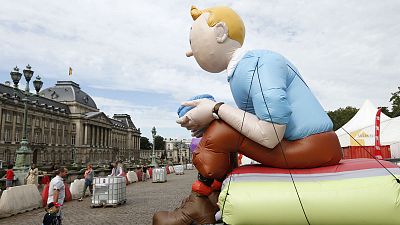 Rare Tintin drawing sells for more than 500,000 euros at Paris auction