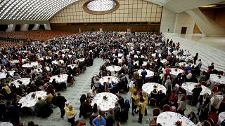 Le pape préside sa première messe pour la journée mondiale des pauvres