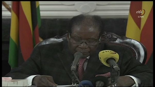 Nem mond le elnöki posztjáról Robert Mugabe zimbabwei államfő Nem mond le elnöki posztjáról Robert Mugabe zimbabwei államfő