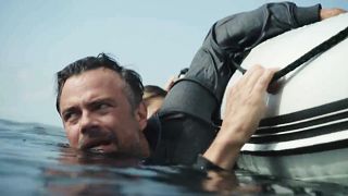 Josh Duhamel in a scene from "Capsized: Blood in the Water"