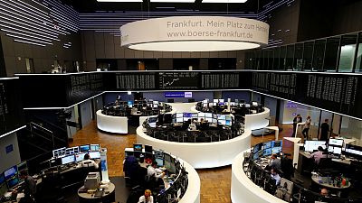 German stocks edgy but not spooked by political crisis
