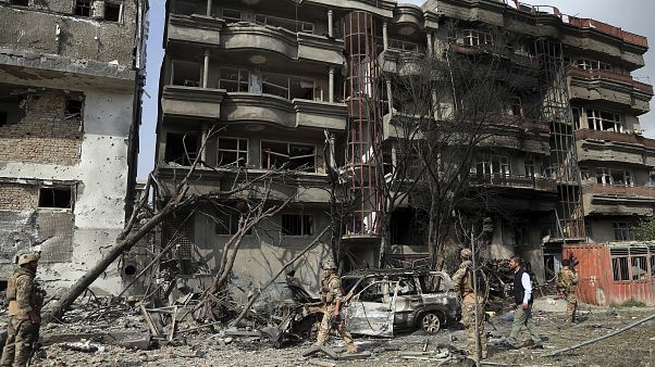 IMAGE: Afghanistan attack scene IMAGE: Afghanistan attack scene