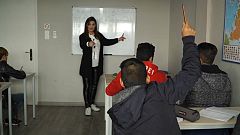 School for refugee minors on Greek island