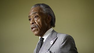 Image: Rev. Al Sharpton speaks in Woodlawn, Maryland on Aug. 8, 2017.