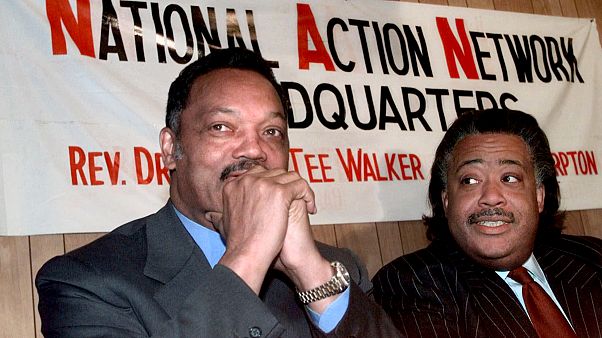Image: Rev. Jesse Jackson and Rev. Al Sharpton attend a press conference at Image: Rev. Jesse Jackson and Rev. Al Sharpton attend a press conference at