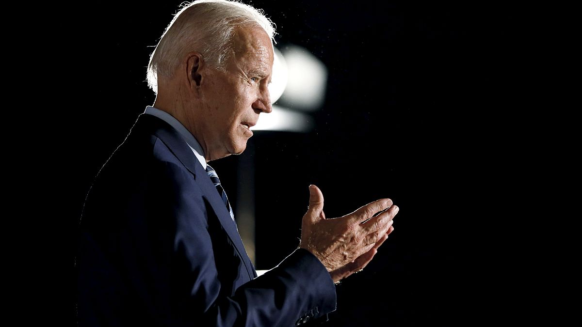 Image: Former Vice President Joe Biden speaks during a presidential candida