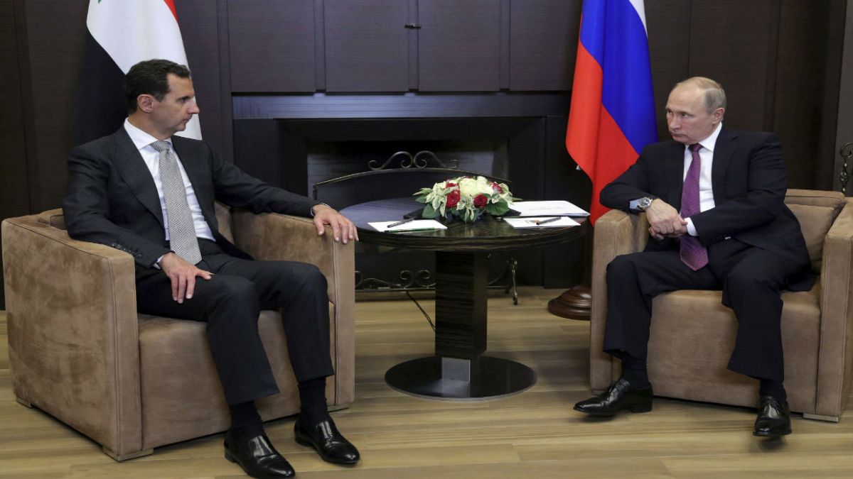 دیدار ولادیمیر پوتین و بشار اسد در روسیه