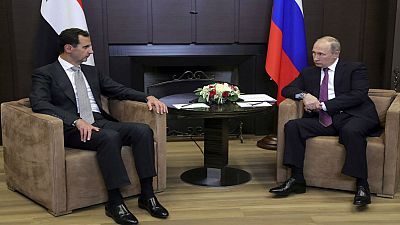 دیدار ولادیمیر پوتین و بشار اسد در روسیه