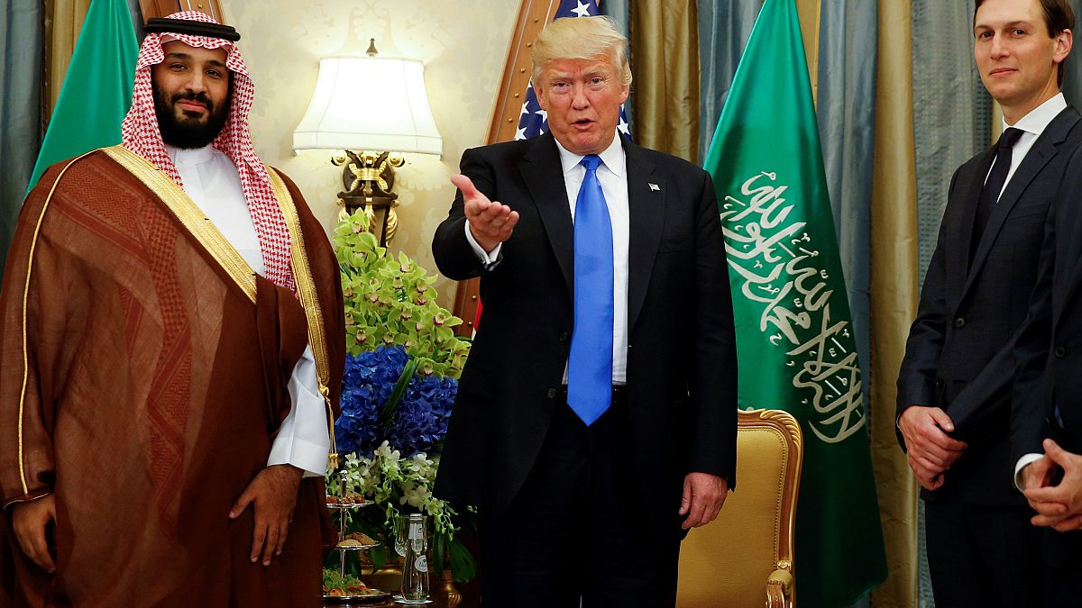 Image: President Trump meets with Saudi Arabia's Deputy Crown Prince Mohamm