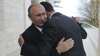 Treffen unter Freunden: Assad bei Putin