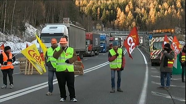 Les routiers mobilisés contre le dumping social Les routiers mobilisés contre le dumping social