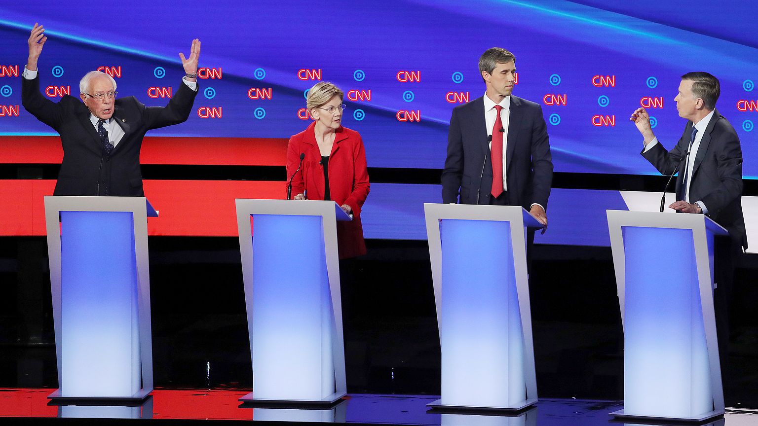 Image: Democratic Presidential Candidates Debate In Detroit Over Two Nights