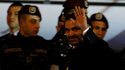 رئيس الوزراء اللبناني سعد الحريري يصل إلى بيروت