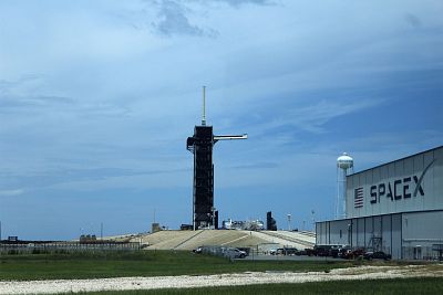 Launch pad 39A at Kennedy Space Center in Florida.