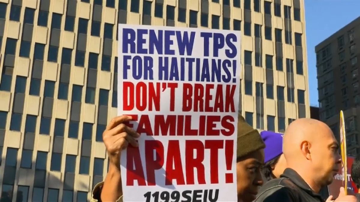 Etats-Unis : manifestations pour les Haïtiens