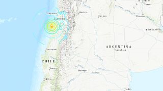 Image: A 6.8 magnitude earthquake struck off the coast of Chile on Aug. 1, 