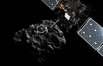 Nov. 2014: La sonda Philae de Rosetta aterriza en un cometa