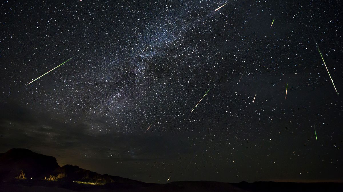 Image: The Perseid Meteor Shower in Terlingua, Texas, on Aug. 14, 2016.