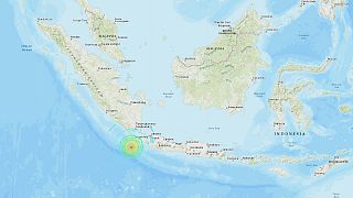 The USGS reported that a magnitude 6.8 earthquake struck off the coast of I