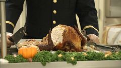 Thanksgiving 100 Kilometer von Nordkorea entfernt